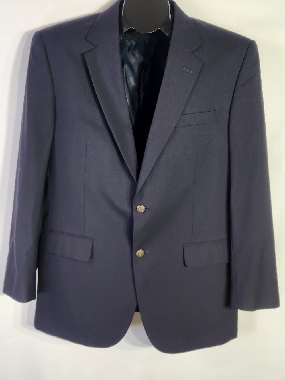 Vintage Jos. A. Bank Single Breasted Navy Blue Wool Suit Jacket – Size 42R